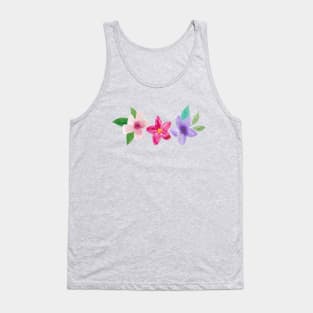 watercolor flowers Tank Top